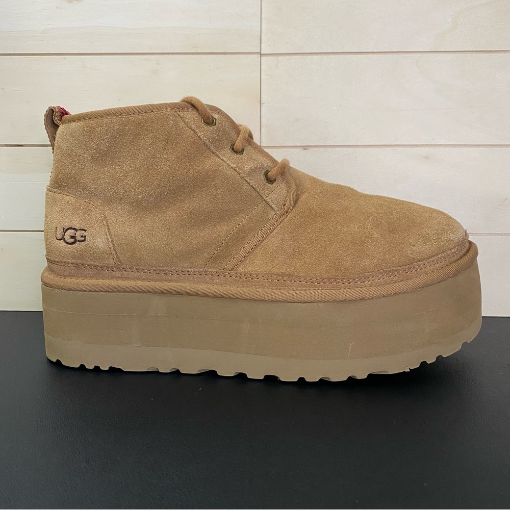 UGG Tan Platform Shoes